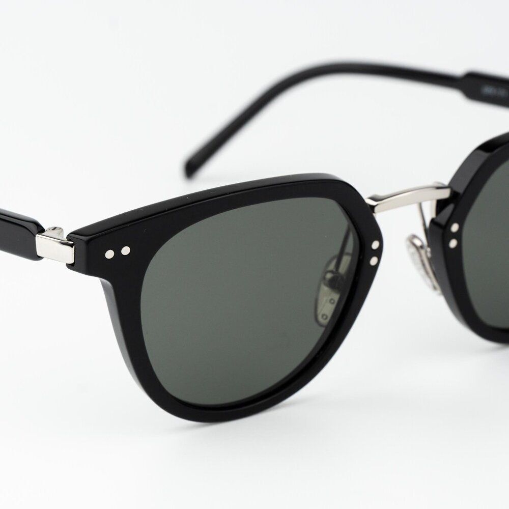Prada Women Sunglasses Black Green Polarized Oval PR17YS 1AB03R BRAND NEW - Picture 6 of 13